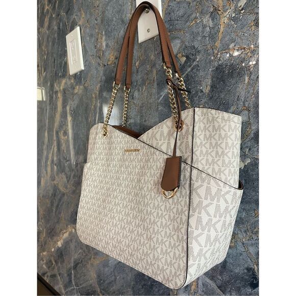 Michael kors MICHAEL KORS Jet Set Large Logo Shoulder Bag - Picture 12 of 13